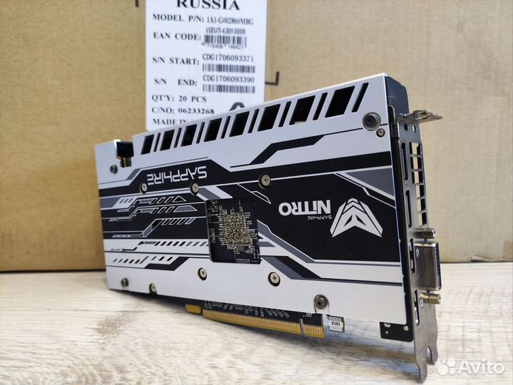 Sapphire RX 580 Nitro OC (2304sp)