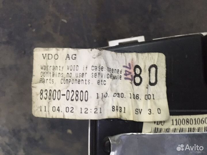 Щиток приборов toyota corolla e120