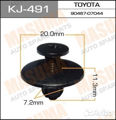 Клипса автомобильная (автокрепеж) masuma 491-kj уп