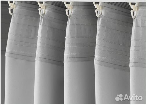 Vilborg затемняющие гардины, серый цвет 145x300 см