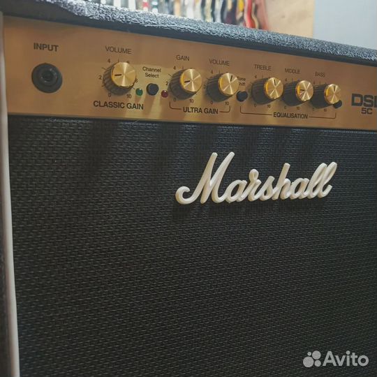 Ламповый комбоусилитель Marshall DSL5CR 5Вт 1x10 Celestion Ten 30 Taiwan 2010's