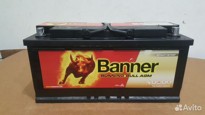 Аккумулятор б/у Banner AGM 60501 105Ач 950А