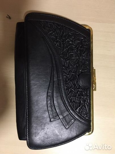 Клатч натуральная кожа
