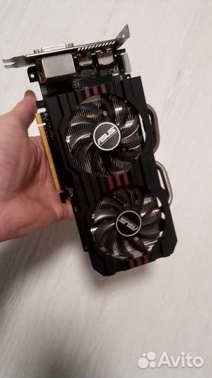 Видеокарта Asus R9 270X 2gb полностью рабочая