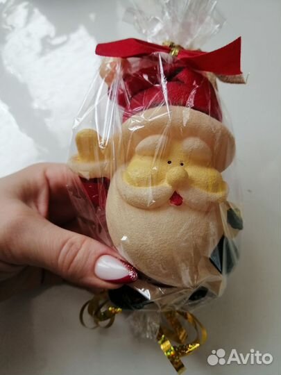 Свеча дед мороз