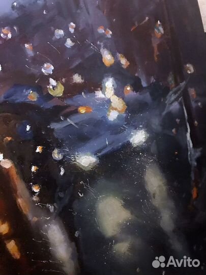 Картина маслом «Ноктюрн 002»