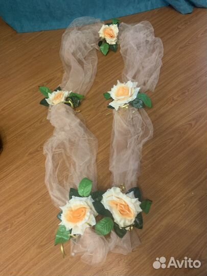 Свадебные ленты на машину