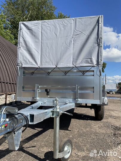 Прицеп легковой 2.25х1.3 с тентом и высоким бортом