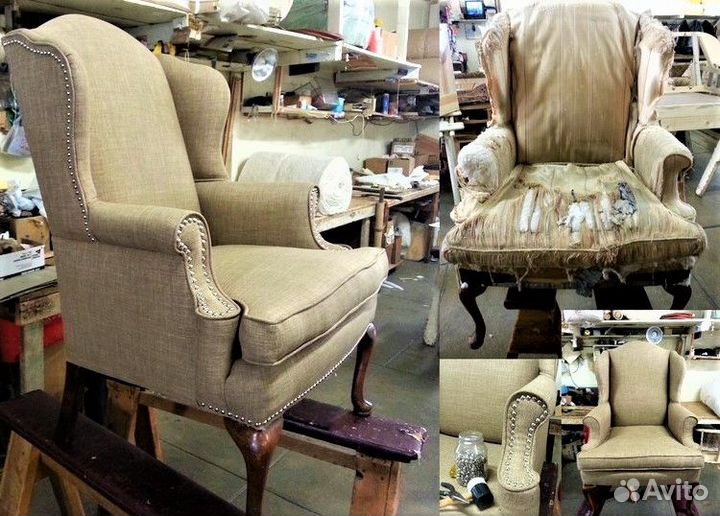 Перетяжка мягкой мебели