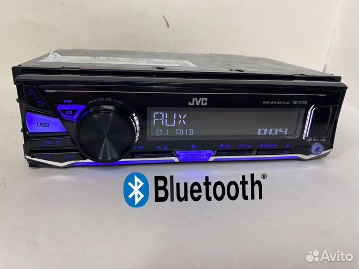 Автомагнитола JVC KD-X145 с Bluetooth