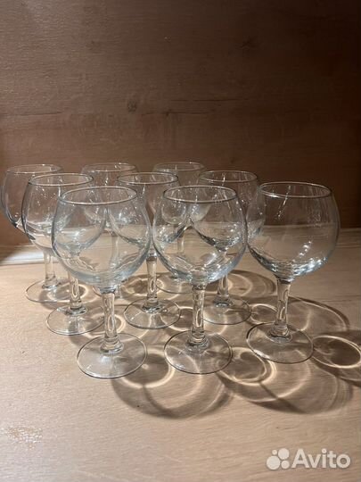 Фужеры 9шт