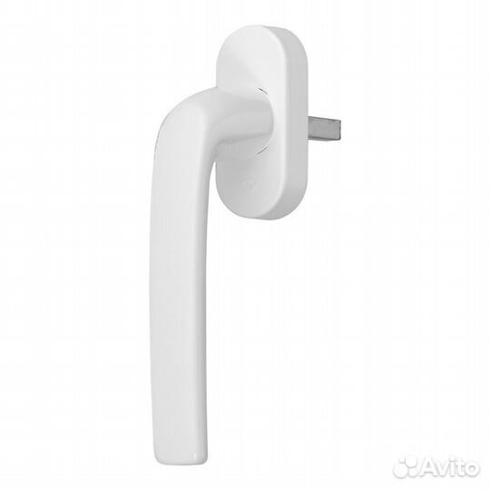 Ручка оконная белая металл Samba