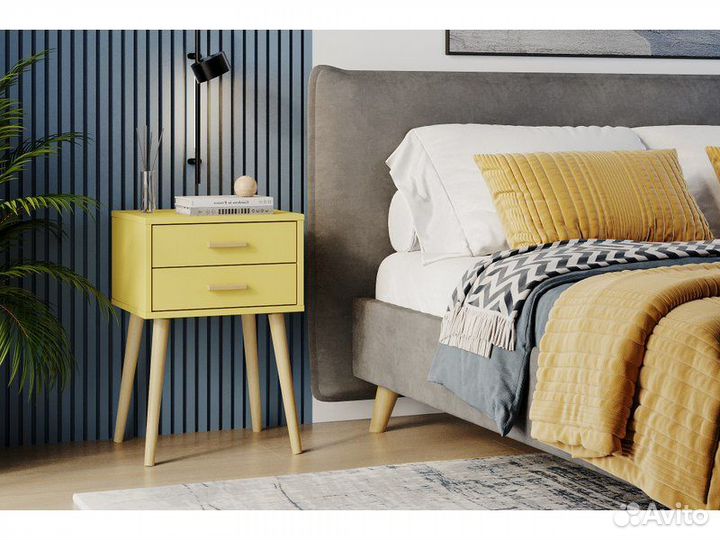 Тумба прикроватная Ивейн-3 Double Mustard