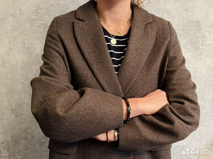 Пальто длинное демисезонное