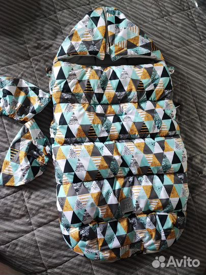 Конверт/накидка на ножки в коляску Топотушки Нильс