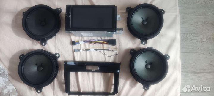 Комплект магнитола (nhzd-W62G) +колонки Япония