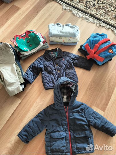 Вещи пакетом на мальчика 6-9 мес