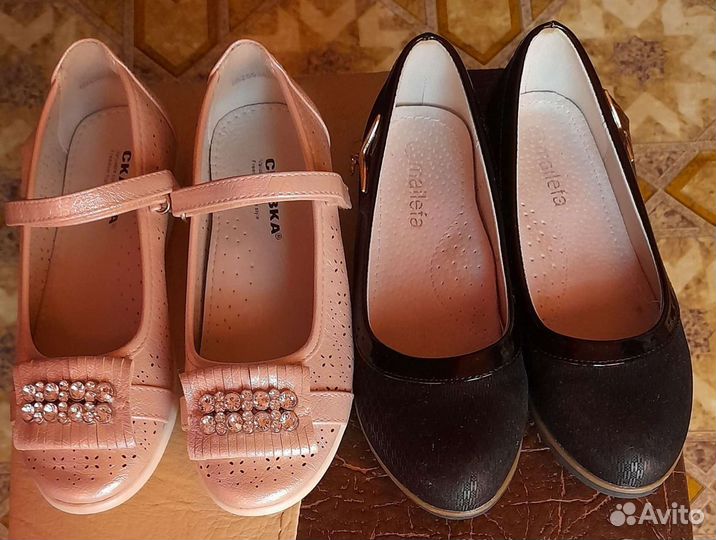 Балетки и туфли. Размер 32 и 33