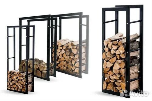 Поленница (дровница) в стиле лофт