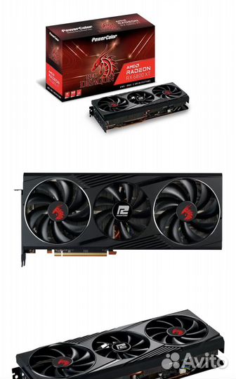 Видеокарта RX 6800 XT 16gb RED dragon