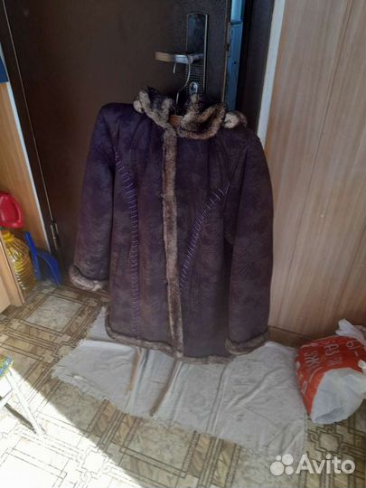 Дубленка натуральная женская 52 54