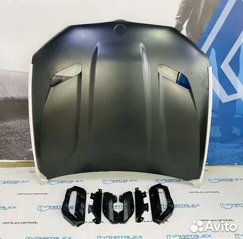 Капот BMW G3O / M5 F90, CS стиль, алюминий