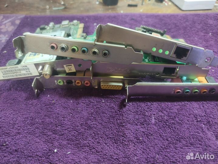 3 звуковые внутренние карты для пк 2 сетевые карты