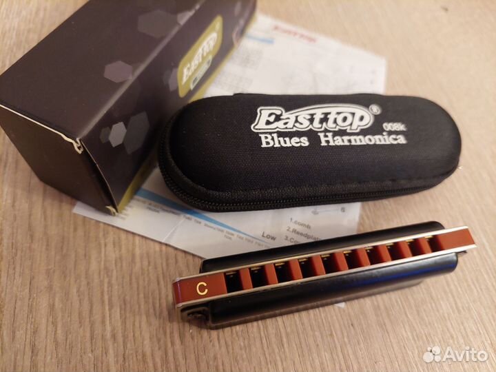 Губная гармошка Easttop t008k C