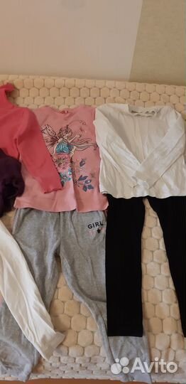 Детская одежда для девочек пакетом 104 110