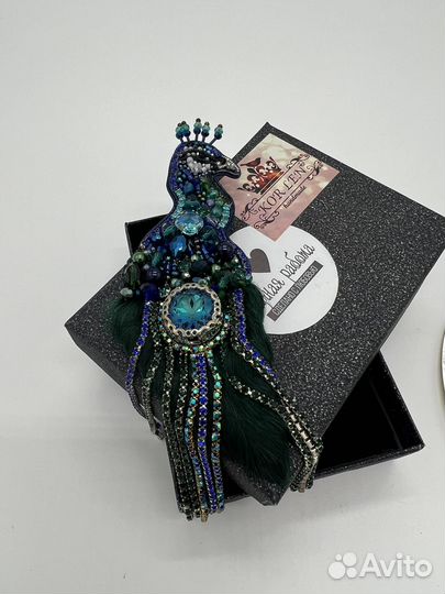 Брошь ручной работы