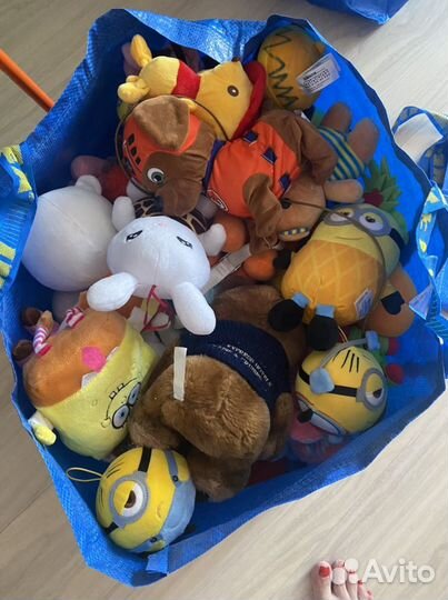 Корзина для игрушек мягких