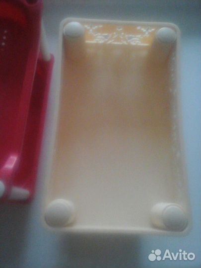 Полочка - этажерка розовая