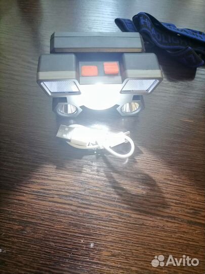 Фонарик светодиодный налобный