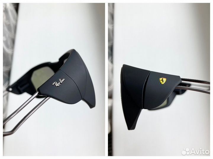 Очки Ray Ban Ferrari матовые поляризационные