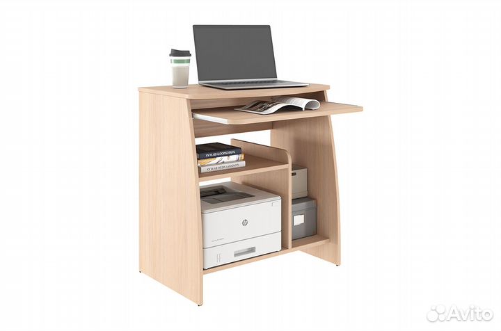 Стол компьютерный Кроха (дуб млечный)