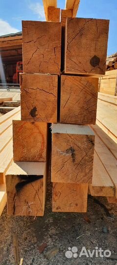 Брус для стоительства, лиственница, 100х150мм