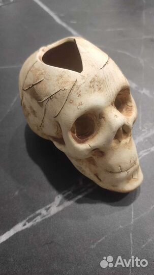 Грот аквариумный Череп