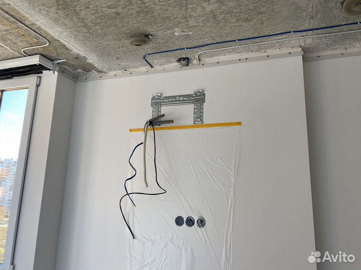 Штроба и закладка трасс под сплит-системы