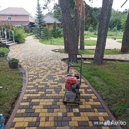 Укладка тротуарной плитки в Томске и обл