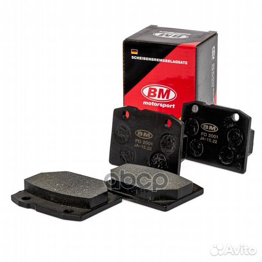 Колодки передние ваз 2101-2107 BM FD-2001 BM-Mo