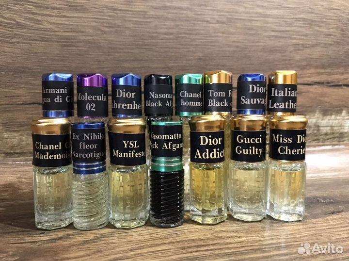 Масляные духи Парфюмерные масла