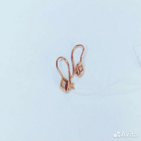 Золотые серьги детские