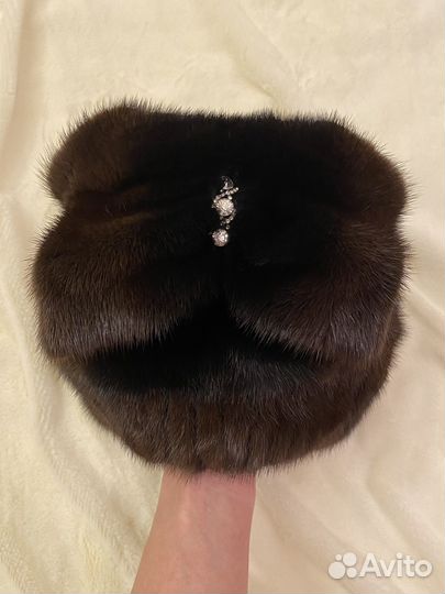 Шапка норковая женская