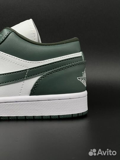 Кроссовки Nike Air Jordan 1 Low White / Green