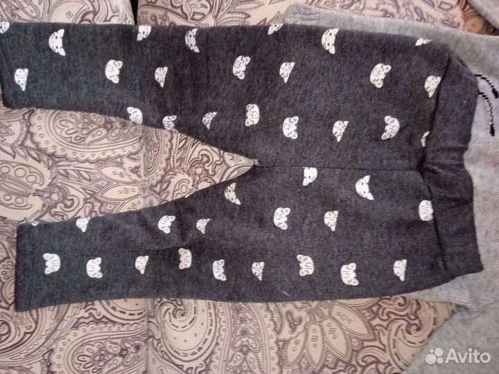 Комплект для девочки,тёплые лосины и свитер