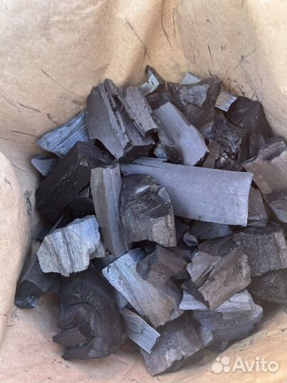 Уголь древесный березовый в мешках