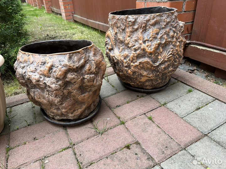 Горшки кашпо садовые большие