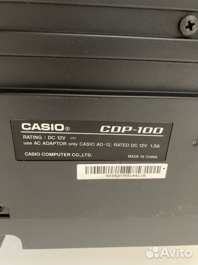 Цифровое пианино casio CDP-100 88 клавиш