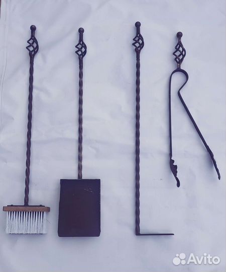 Кованый каминный набор