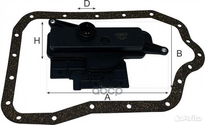 Фильтр масляный АКПП Lexus RX270 2010, Camry